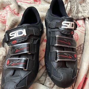 Sidi Black Athletic Cycling Shoes